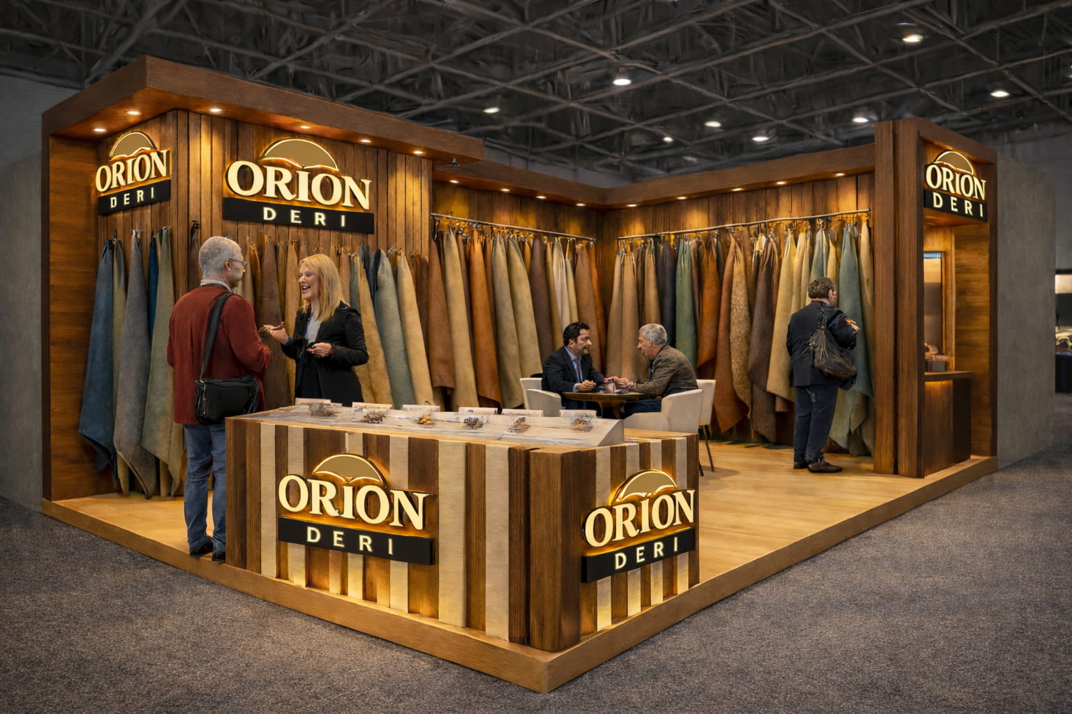 Orion 皮革展位